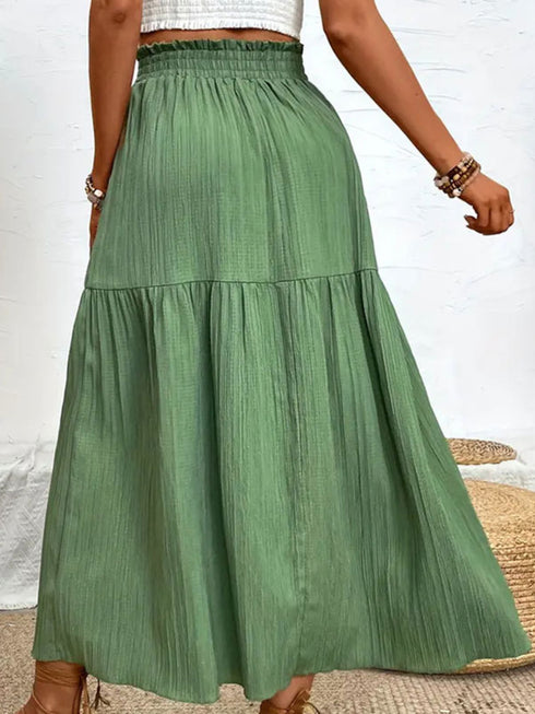 Frill Slit Skirt - Odaingerous
